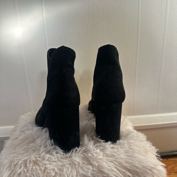 Steve Madden Black Heeled Boots - Picture 3 of 3